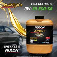 Nulon Full Synthetic APEX+ 0W-20 ECO-C5 Engine Oil 10L APX0W20C5-10