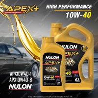 Nulon APEX+ 10W-40 High Performance Engine Oil 7L APX10W40 Ref SYN10W40