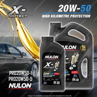 Nulon X-Protect 20W-50 High KM Protection Engine Oil 6L PRO20W50 Ref PM20W50