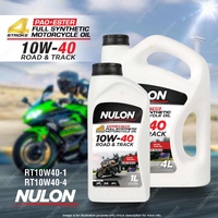 Nulon Full Synthetic Road & Track 10W-40 Motorcycle 4 Stroke Engine Oil 5L