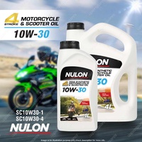 Nulon 10W-30 Scooter and Motorcycle Engine Oil 5L SC10W30 API SL JASO MA2
