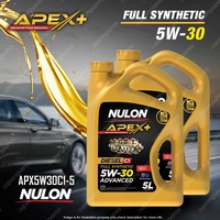2 x Nulon APEX+ Diesel 5W-30 Advanced C1 Engine Oil 5L APX5W30C1-5