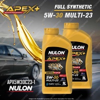 2 x Nulon APEX+ 5W-30 Multi-23 Diesel Engine Oil 1L APX5W30C23-1 Ref SYND5W30-1