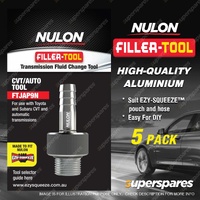 5 x Nulon High Quality Aluminium Filler-Tool FTJAP9N for Toyota CVT Auto