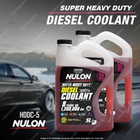 2 x Nulon Heavy Duty Diesel Coolant 5L HDDC-5 5 Litres Quality Guarantee