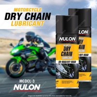 2 x Nulon Motorcycles Dry Chain Lubricant MCDCL-3 Grease Oil 300g