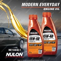 2 Pack Nulon 15W-40 Modern Everyday Engine Oil 1L ME15W40-1 1 Litre