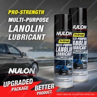 2 x Nulon Pro-Strength Multi-Purpose Lanolin Lubricant Spray Can 300GM MPLL300