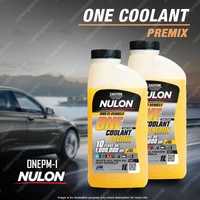 2 Pack Premium Quality Nulon One Top-Up Coolant 1L ONEPM-1 1 Litre