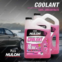 2 x Nulon Pink Premium Long Life Coolant 100% Concentrate 5 Litres PLL5