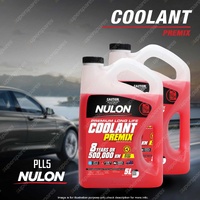 2 x Nulon Red Long Life Top-Up Coolant 5L RLLTU5 5 Litres Quality Guarantee