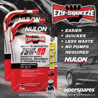 2 x Nulon EZY-SQUEEZE 75W-80 Smooth Shift Manual and Transaxle Oil 1L SS75W80-1E