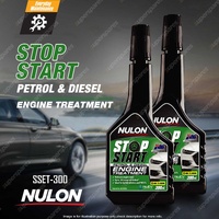 2x Nulon Stop-Start Engine Treatment Suits Petrol & Diesel Engine 300ml SSET-300