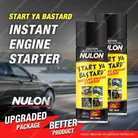2 x Nulon Pro-Strength Start Ya Bastard Instant Engine Starter 350g can SYB350