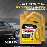 2 x Nulon Full Synthetic Multi Vehicle Automatic Transmission Fluid 4L SYNATF-4