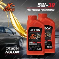 2 x Nulon X-PRO 5W-30 Fast Flowing Performance Engine Oil 1L XPR5W30 Ref SEM5W30
