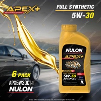 6 x Nulon APEX+ Diesel 5W-30 Advanced C1 Engine Oil 1L APX5W30C1-1