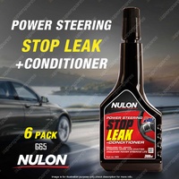 6 x Nulon Power Steering Stop Leak and Conditioner 300ml G65 Quality Guarantee