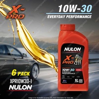 6 x Nulon X-PRO 10W-30 Everyday Performance Engine Oil 1L XPR10W30 Ref HT10W30