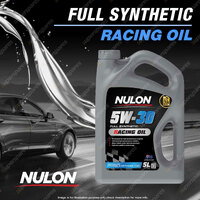 Nulon Full Synthetic 5W-3O Racing Engine Oil 5L NRO5W30-5 Ref NR5W30-5