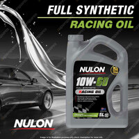 Nulon Full Synthetic 10W-60 Racing Engine Oil 5L NRO10W60-5 Ref NR10W60-5