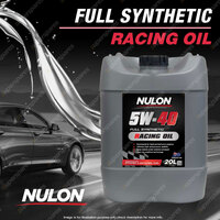 1 x Nulon Full Synthetic 5W-40 Racing Engine Car Oil 20L NRO5W40-20