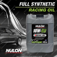 1 x Nulon Full Synthetic 10W-60 Racing Engine Car Oil 20L NRO10W60-20