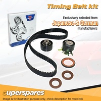 Superspares Timing Belt Kit for Volvo C30 S40 V50 2.0L 4cyl D4204T Ref KTB455E