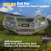 OXLEY Bull Bar Includes Tow Points & Fog Lights for Isuzu D-Max RG01 2020-On