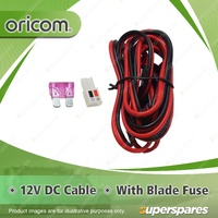 Oricom 12V DC Power Cable - Suits All Current In-vehicle Radios 2U0039
