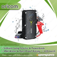 Oricom Lithium Jump Starter & Powerbank - IP66 Water & Dust Proof Rating JSP1200