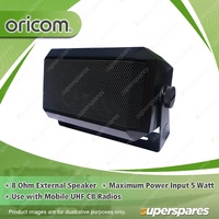 Oricom 8 Ohm External UHF Speaker - for Use with Mobile UHF 2-Way Radios SPE85