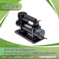 Oricom Portable Air Compressor - Integral Digital Pressure Gauge AIR20