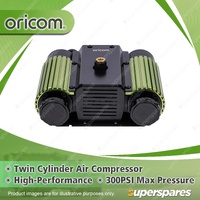 Oricom Twin Cylinder Air Compressor & Inflation Kit - 300PSI Max Pressure AIR40