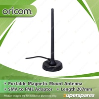 Oricom 1dBi 20cm Magnetic Roof Mount Antenna - FME to PL259 Connector ANU025C