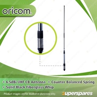 Oricom 6.5dBi 83cm UHF CB Antenna - with Counter Balanced Spring ANU200