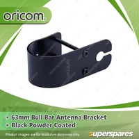 Oricom 63mm Bull Bar Antenna Mounting Bracket - Black Powder Coated BR263BK