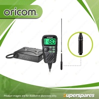 Oricom 5 Watt UHF CB Radio & 6.5dBi 977mm Antenna - with Mic UHF390 & ANU240