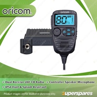 Oricom Dual Receive UHF CB Radio - with Controller Speaker Microphone DTX4200XP