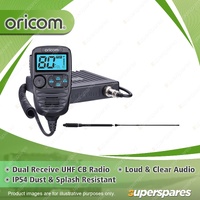 Oricom Premium UHF CB Radio 4x4 Touring Pack - with 3dBi Antenna DTX4200XPK