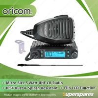 Oricom Premium UHF CB Radio - with Antenna & Mic & Mounting Brackets DTX4300PK