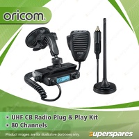 Oricom 5 Watt UHF CB Radio Plug & Play Kit - Ultra Compact Micro UHF310PNP