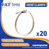PAT ICON Series CV Boot Clamps - Full Stainless Size 360mm Pack of 20