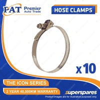 PAT ICON Series Quick Release Hose Clamps - Size 45-217mm Pack of 10