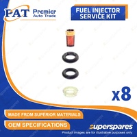 8x Fuel Injector Service Kit for Holden Statesman Monaro Adventra Calais Caprice