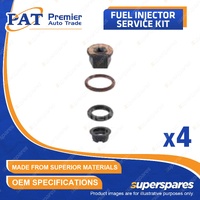 4 Pcs Fuel Injector Service Kit for Nissan Rnessa Sentra Serena Silvia Wingroad