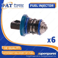 6 Pcs PAT Fuel Injectors for Ford Falcon EA EB I 3.2L 3.9L CFi 09/1988-02/1992