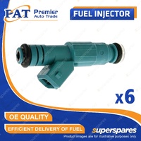 6 Pcs PAT Fuel Injector for Holden Commodore Crewman Statesman Caprice L36 LN3