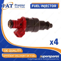 4 Pcs PAT Fuel Injectors for Holden Astra TR Vectra JR JS JS-II 1.8L 2.2L 96-01