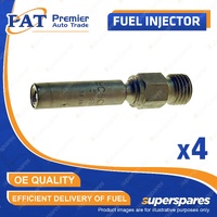 4 Pcs PAT Fuel Injectors for BMW 318i E21 1.8L M10 B18 11/1979-12/1983